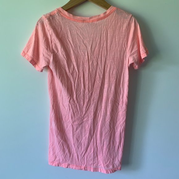 VS PINK Burnout V-Neck T Shirt - Picture 3 of 3